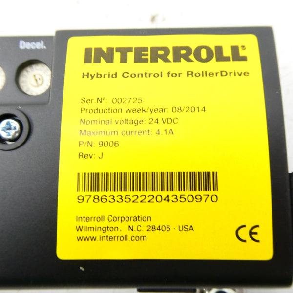 INTERROLL 9006 24VDC 4.1A REV. J NSMP