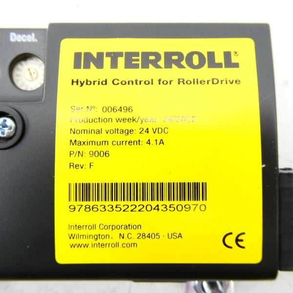 INTERROLL 9006 24VDC 4.1A REV. F NSMP