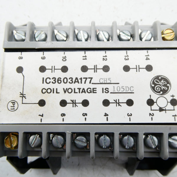 GENERAL ELECTRIC IC3603A177CH5 105VDC NSNP