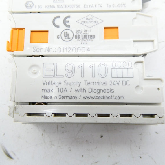 BECKOFF EL9110 24VDC 10A NSNP
