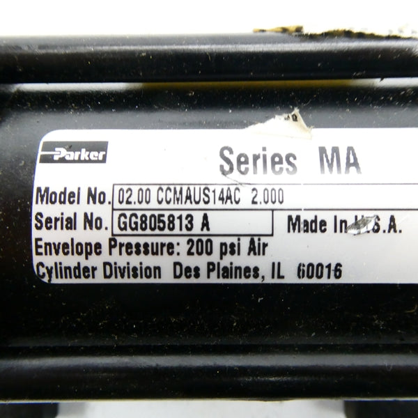 PARKER 02.00CCMAUS14AC2.000 200PSI NSNP