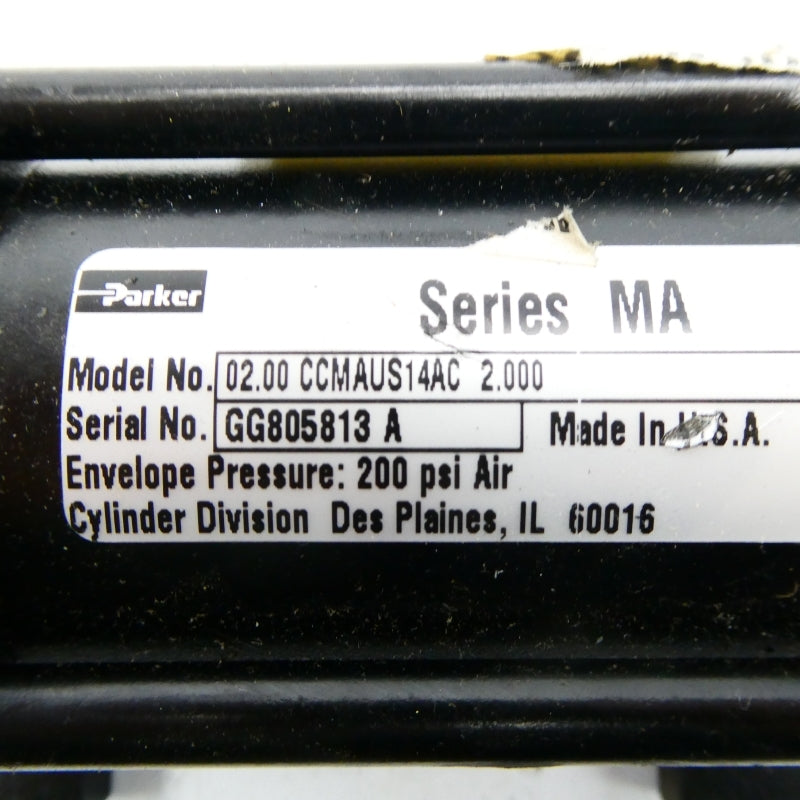 PARKER 02.00CCMAUS14AC2.000 200PSI NSNP