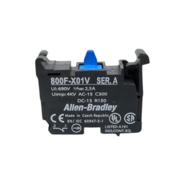 ALLEN BRADLEY 800F-X01V SER. A 690V 2.5A NSNP