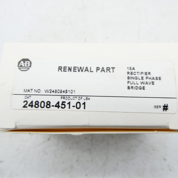 ALLEN BRADLEY 24808-451-01 15A NSMP