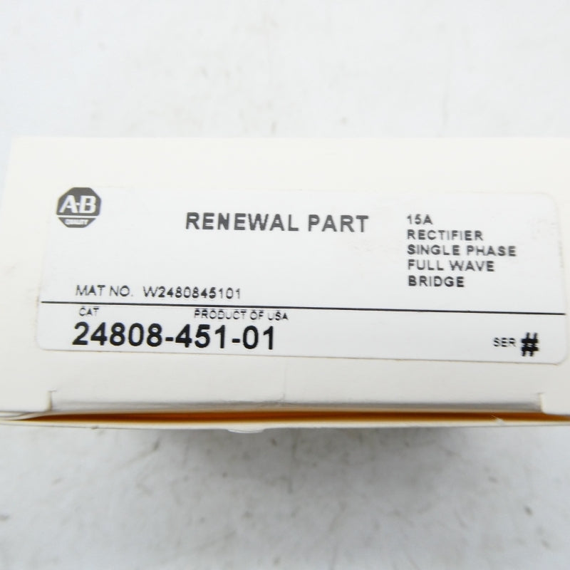 ALLEN BRADLEY 24808-451-01 15A NSMP