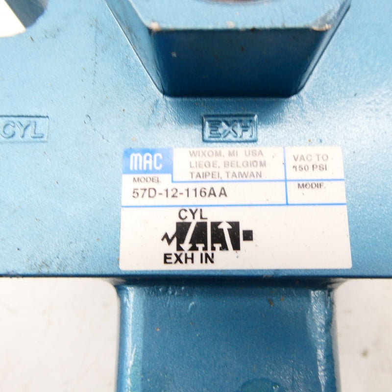 MAC 57D-12-116AA 110/120V 150PSI NSNP