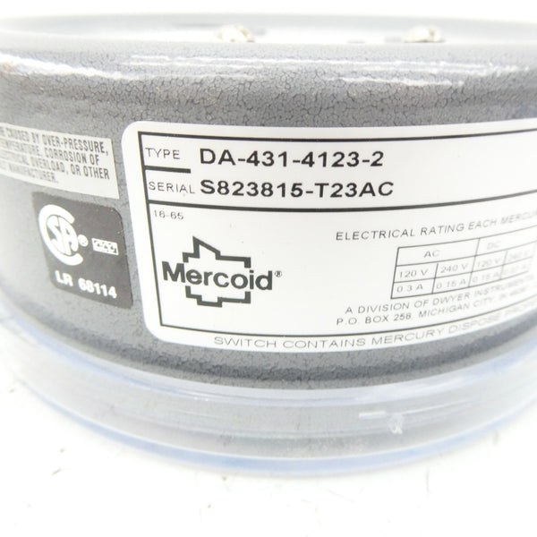 MERCOID DA-431-4123-2 240VAC 0.15A NSMP