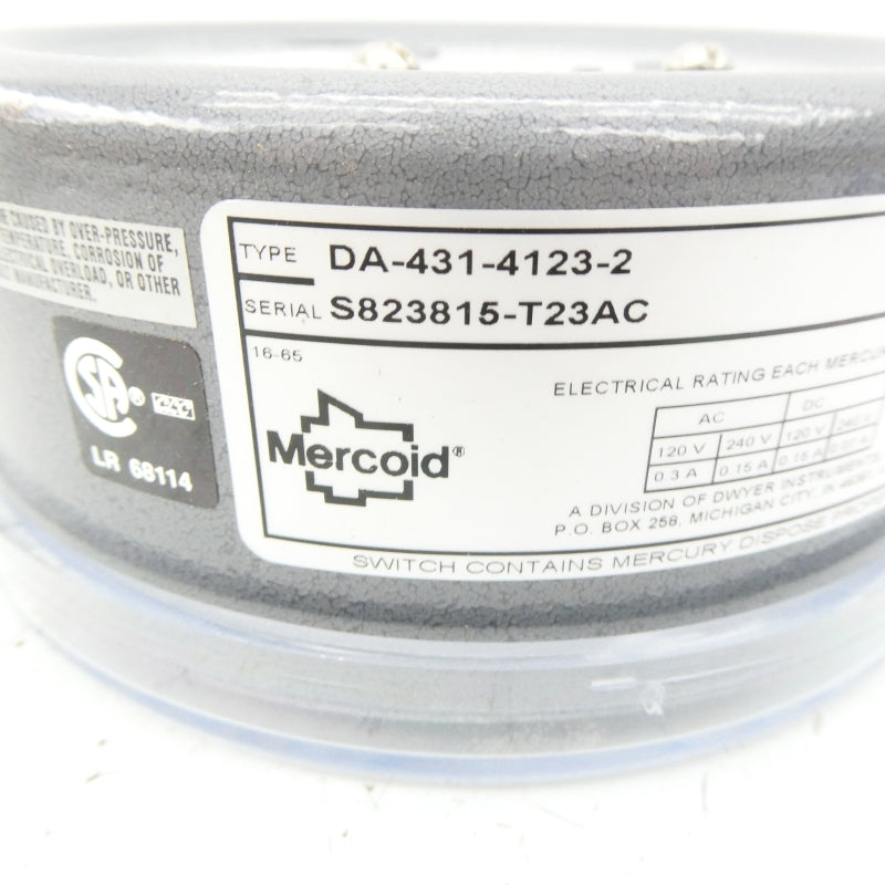 MERCOID DA-431-4123-2 240VAC 0.15A NSMP
