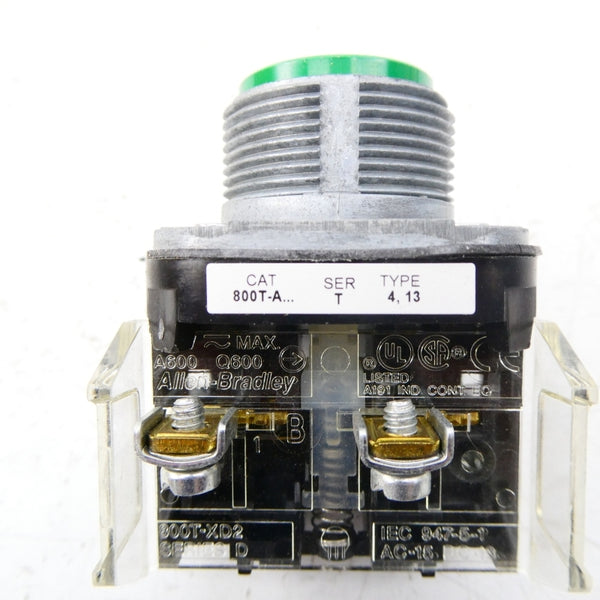 ALLEN BRADLEY 800T-A1D2 SER. T (BR/WH) NSMP