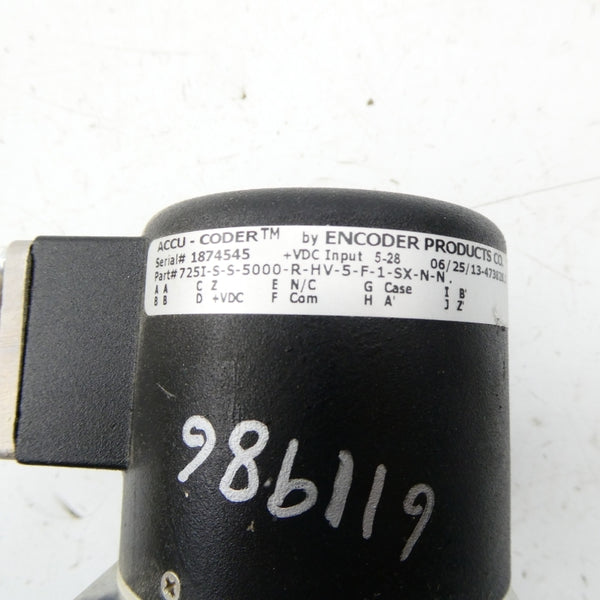 ACCU-CODER 725I-S-S-5000-R-HV-5-F-1-SX-N-N 5-28VDC NSNP