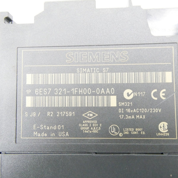 SIEMENS 6ES7321-1FH00-0AA0 120/230V NSNP