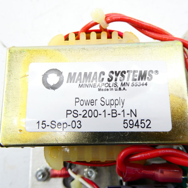 MAMAC SYSTEMS PS-200-1-B-1-N NSNP
