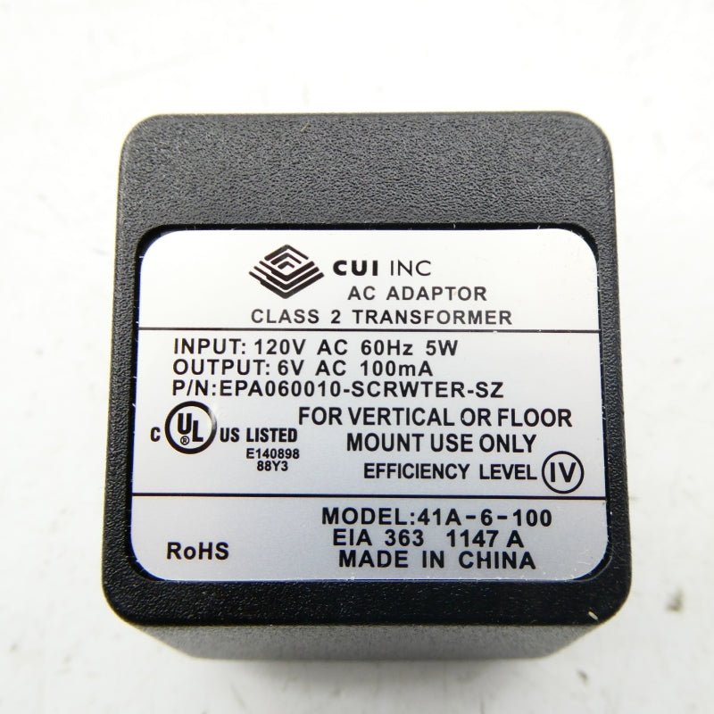 CUI EPA060010-SCRWTER-SZ 41A-6-100 120VAC NSNP