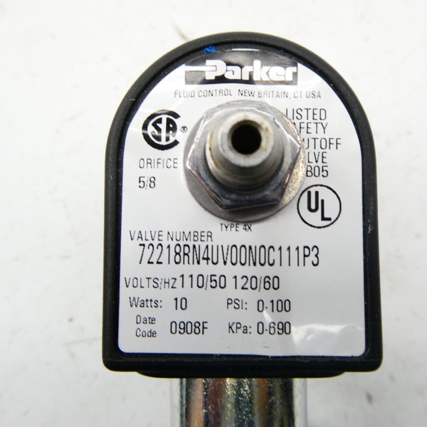 PARKER 72218RN4UV00N0C111P3 110/120V 100PSI NSNP