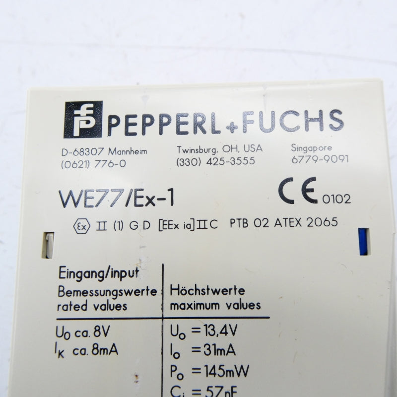 PEPPERL+FUCHS 129199 WE77/EX-1 115VAC NSNP