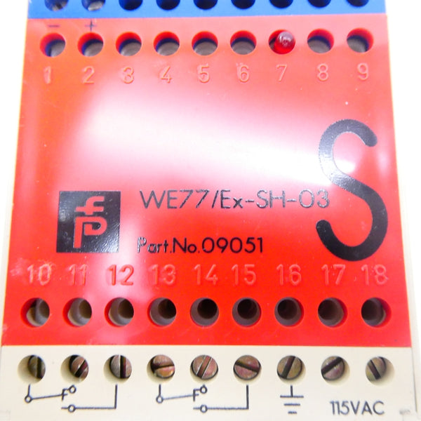 PEPPERL+FUCHS 09051 WE77/EX-SH-03 115VAC NSNP