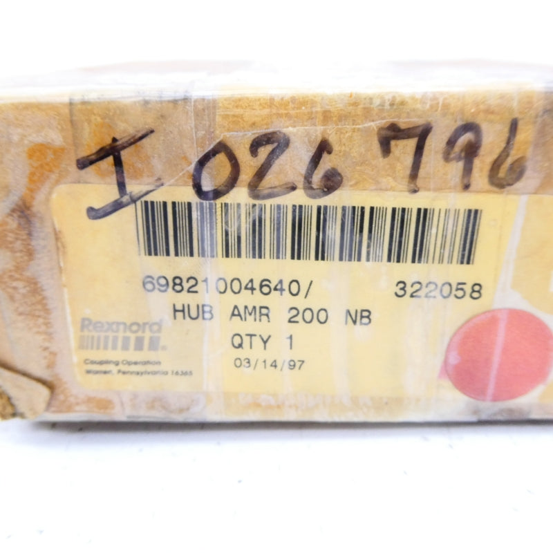 REXNORD 69821004640 HUB AMR 200 NB NSMP
