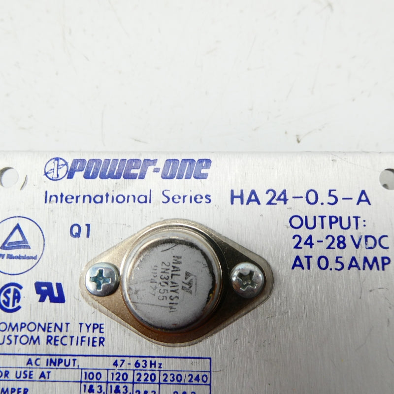 POWER-ONE HA24-0.5-A 230/240VAC 0.25A UNMP