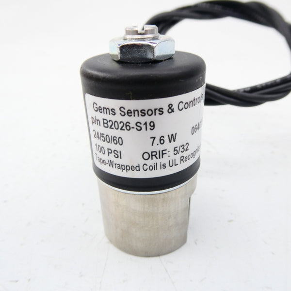GEMS B2026-S19 24V 100PSI NSNP
