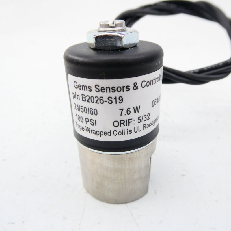 GEMS B2026-S19 24V 100PSI NSNP