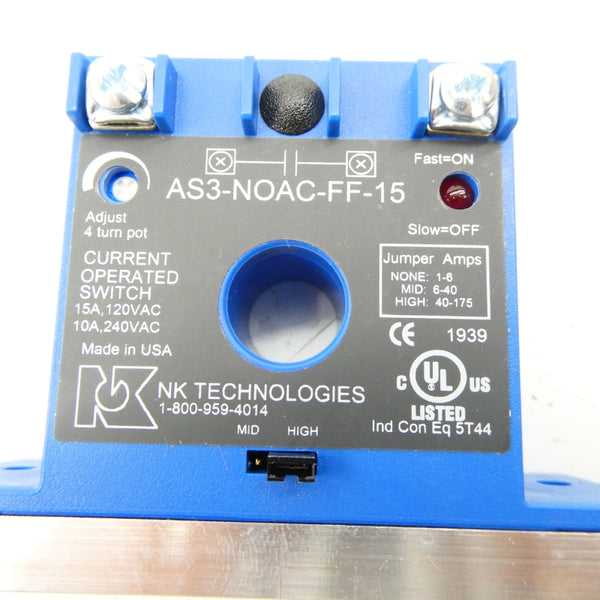 NK TECHNOLOGIES AS3-NOAC-FF-15 240VAC 10A NSMP