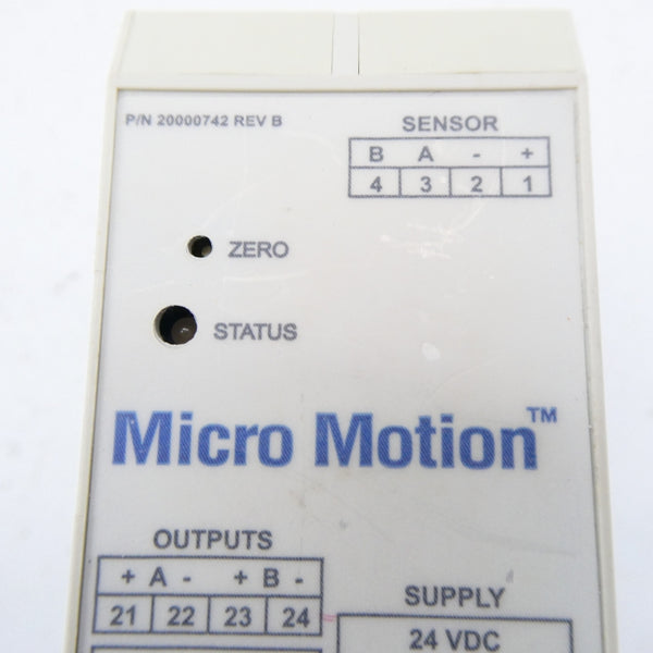 MICRO MOTION 20000742 24VDC REV. B NSNP