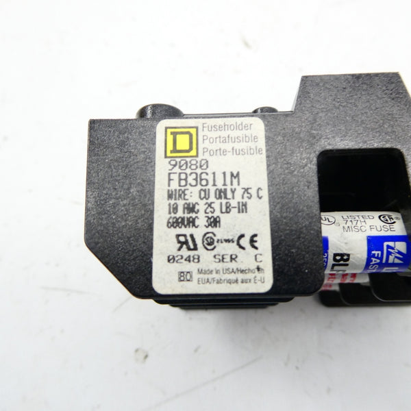 SQUARE D 9080 FB3611M 600VAC 30A UNMP