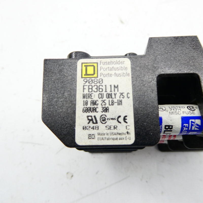 SQUARE D 9080 FB3611M 600VAC 30A UNMP