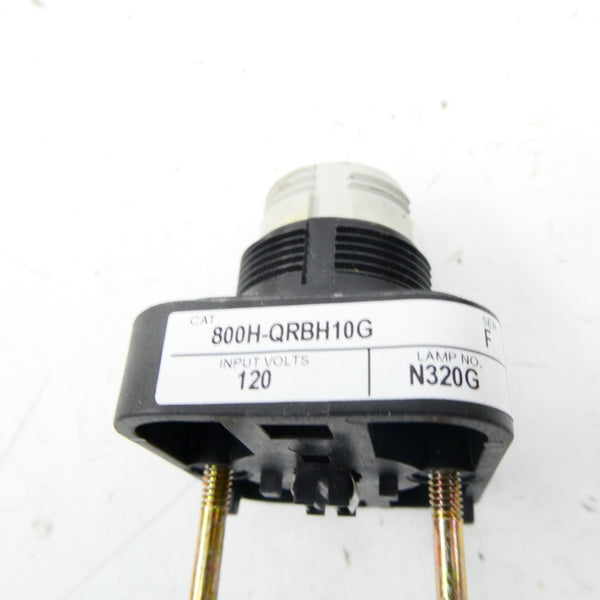 ALLEN BRADLEY 800H-QRBH10G SER. F 120V (AS PICTURED) NSNP