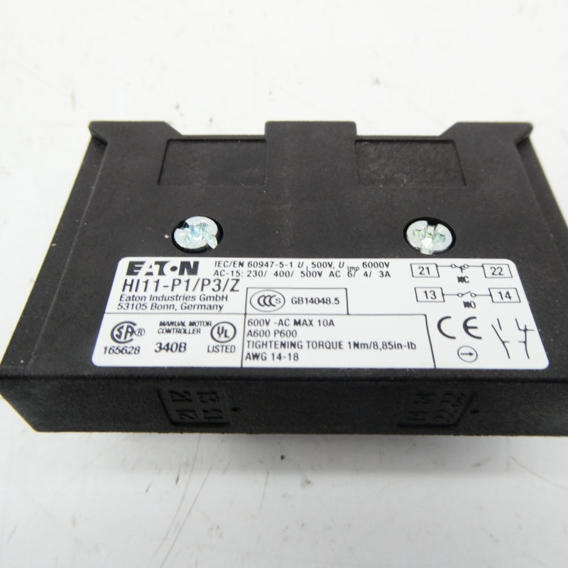 EATON HI11-P1/P3/Z 600VAC 10A NSNP