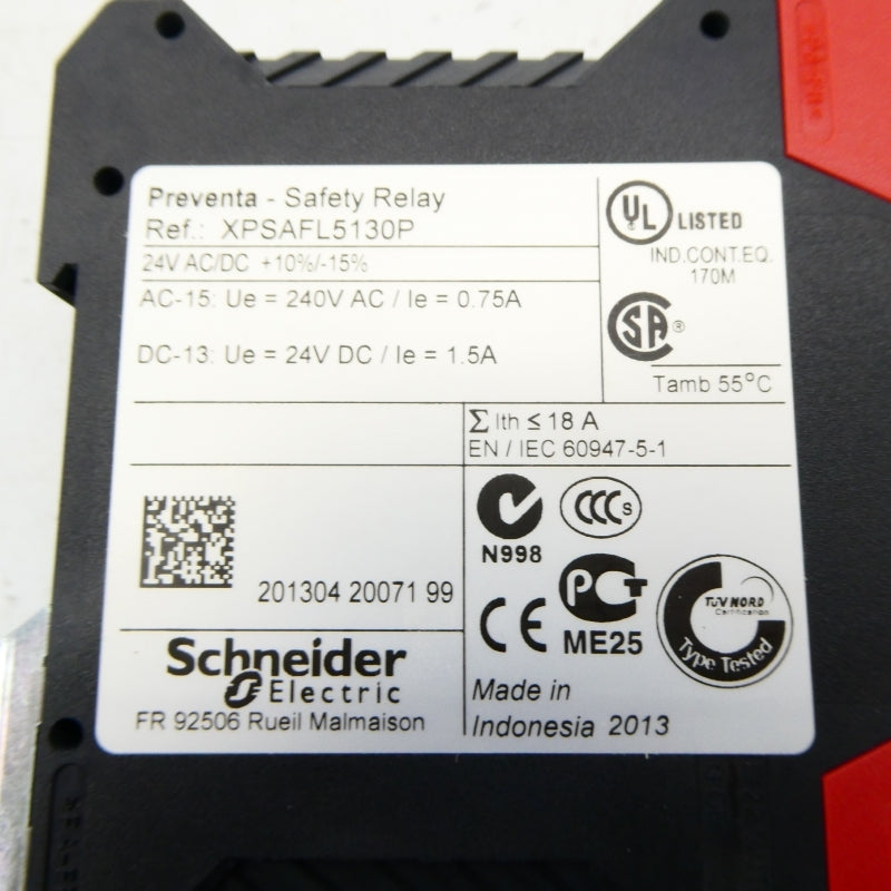 SCHNEIDER ELECTRIC XPSAFL5130P 24VAC/DC NSMP