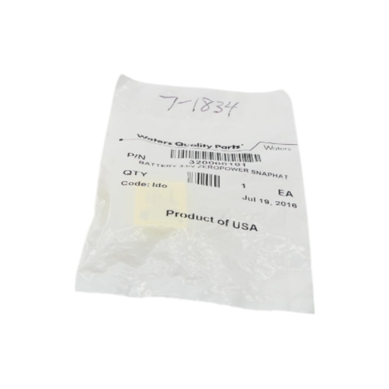 WATERS QUALITY PARTS 320000101 3.0V NSMP