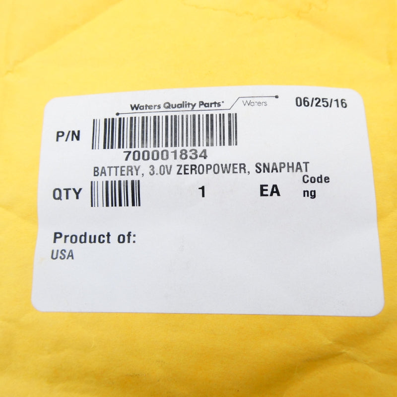 WATERS QUALITY PARTS 700001834 3.0V NSFS
