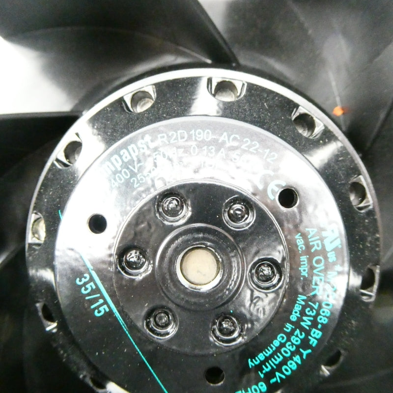 EBMPAPST R2D190-AC22-12 400V NSNP