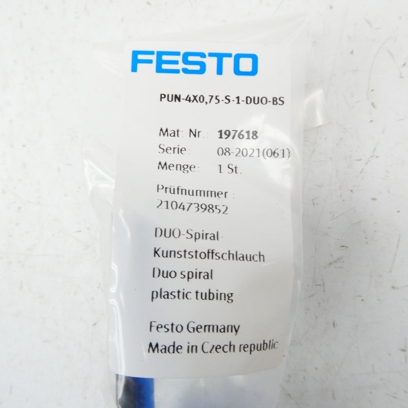 FESTO PUN-4X0.75-S-1-DUO-BS 197618 NSMP