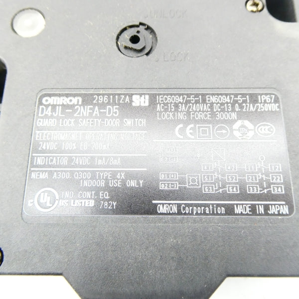 OMRON D4JL-2NFA-D5 240VAC 3A NSMP