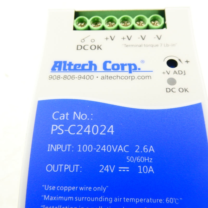 ALTECH PS-C24024 100-240VAC 2.6A NSMP