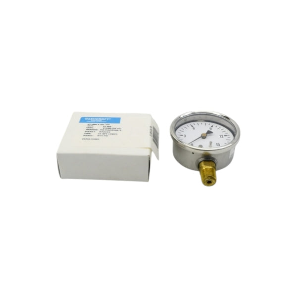 ASHCROFT 63 1008 A 02L 15# 15PSI 63MM NSMP