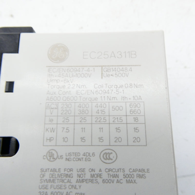 GENERAL ELECTRIC EC25A311B024 24V 45A NSMP