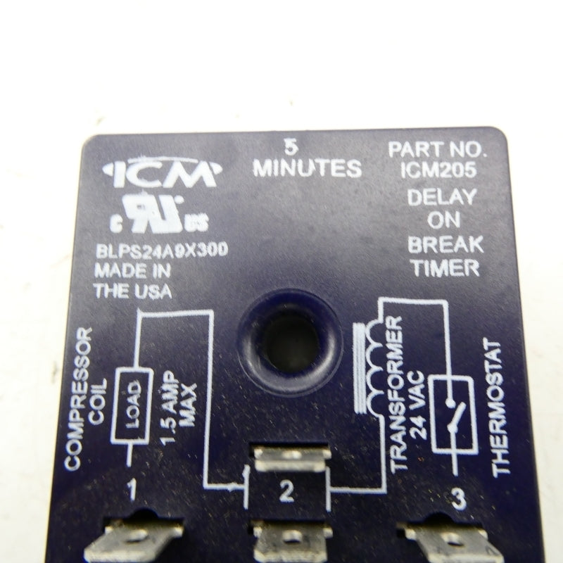 ICM ICM205 24VAC 1.5A 5MIN NSNP