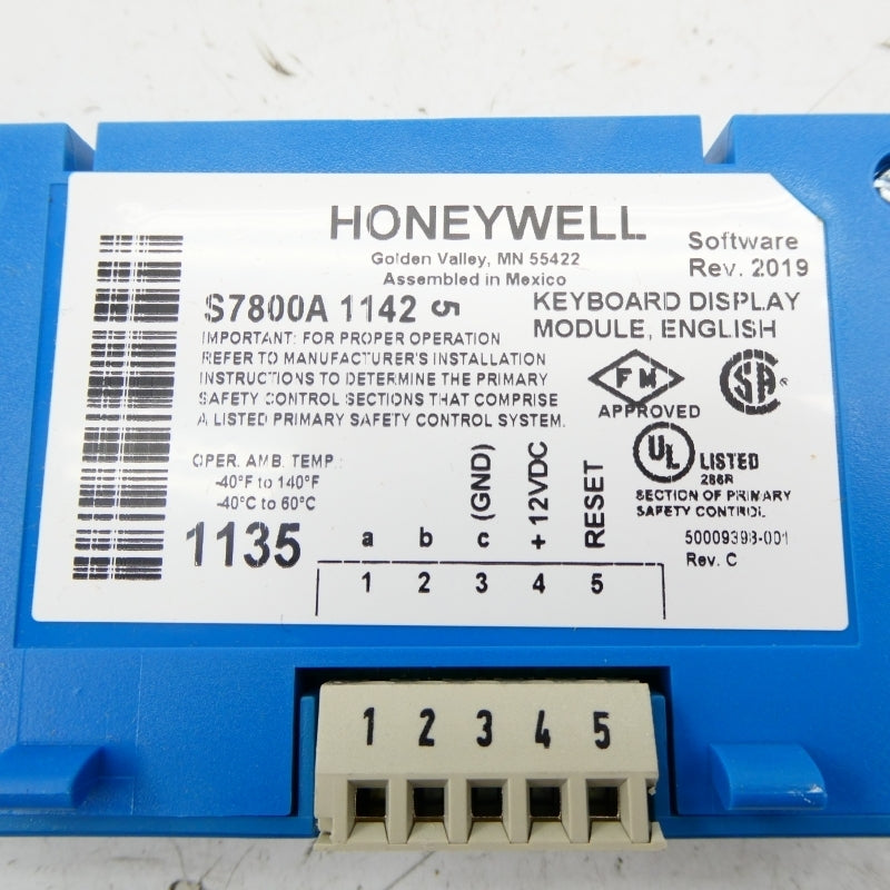 HONEYWELL S7800A 1142 REV. 2019 NSMP