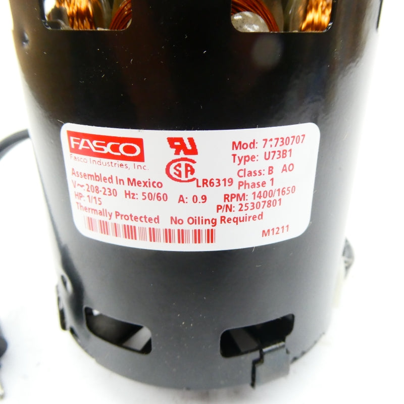 FASCO 71730707 U73B1 208-230V 0.9A NSNP