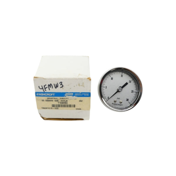 ASHCROFT 25 1009SW 02B XCYLM 30# 30PSI NSMP