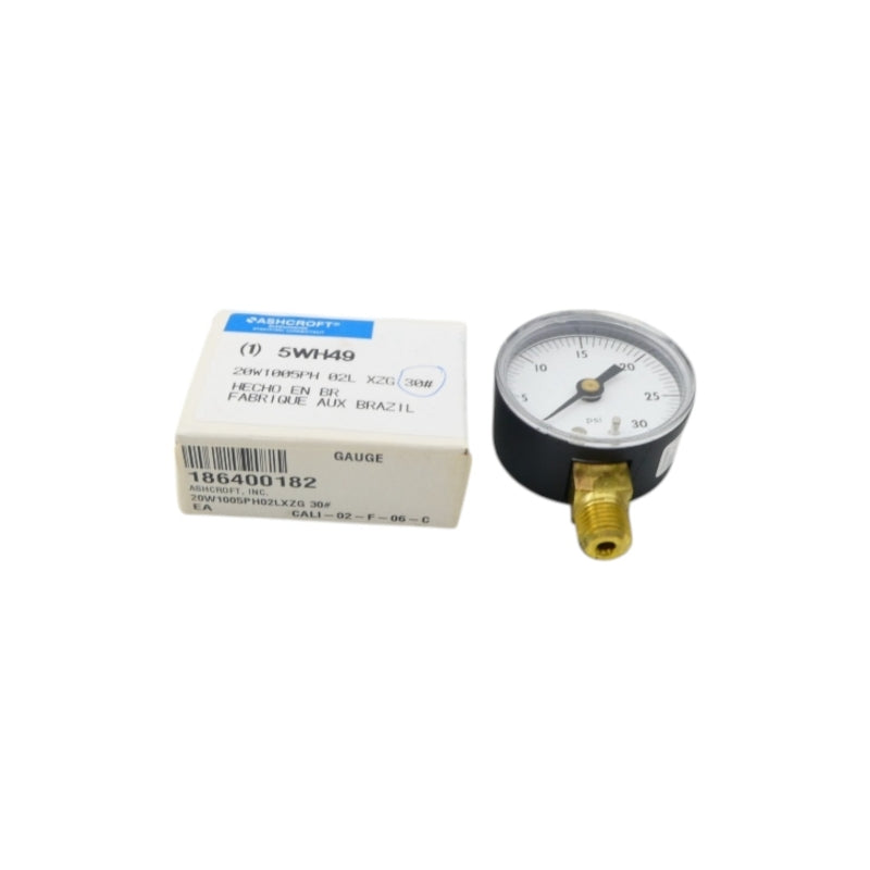 ASHCROFT 20W1005PH 02L XZG 30# 5WH49 0-30PSI NSMP