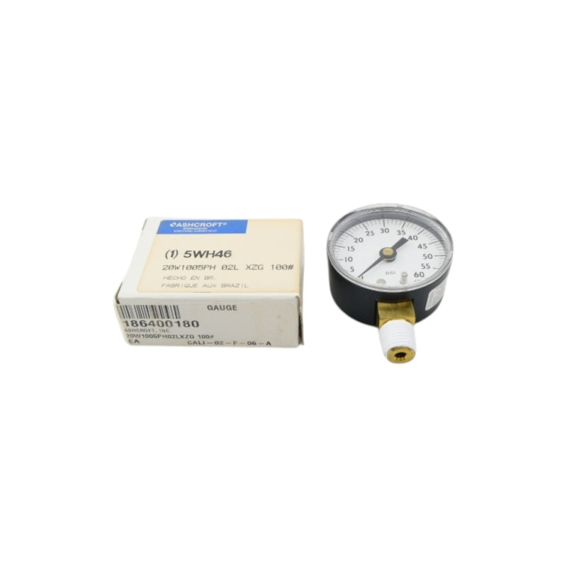 ASHCROFT 20W1005PH 02L XZG 100# 5WH46 0-100PSI NSMP