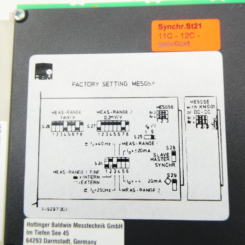 HBM 1-ME50S6 NSMP