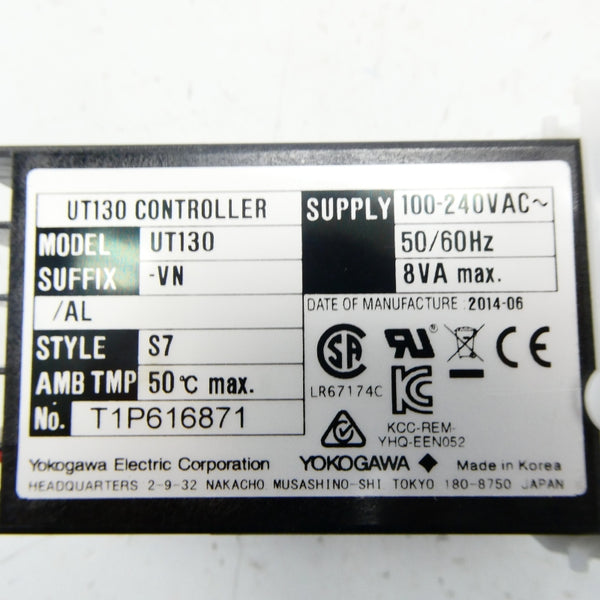 YOKOGAWA UT130-VN/AL 100-240VAC NSNP