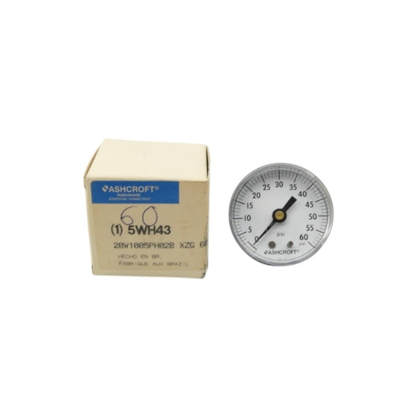 ASHCROFT 20W1005PH02B XZG 60# 5WH43 60PSI NSMP