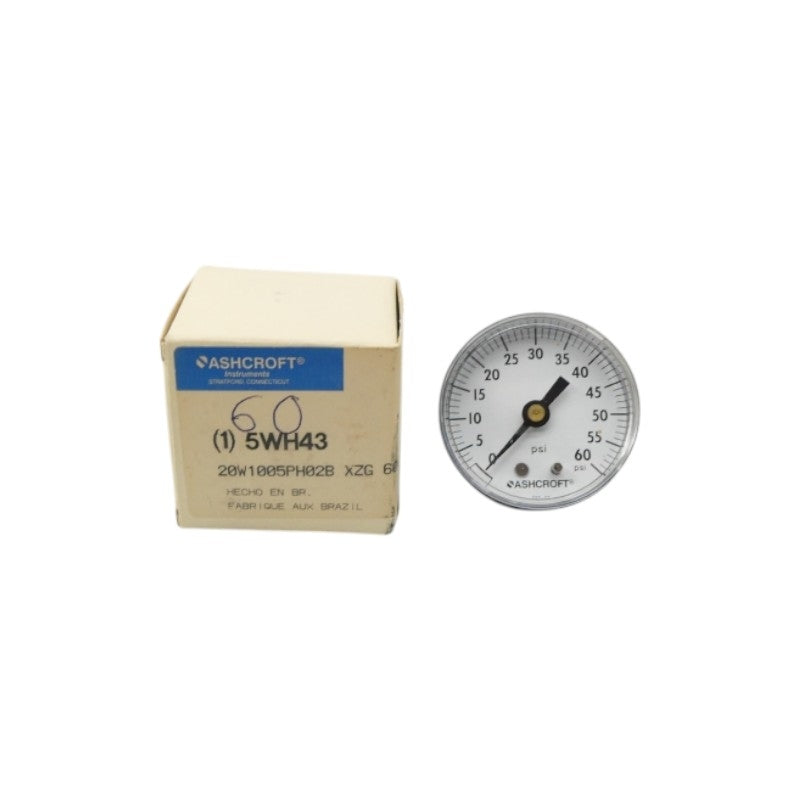 ASHCROFT 20W1005PH02B XZG 60# 5WH43 60PSI NSMP