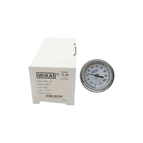 WIKA 30025D205G4 TI.30 0/200'F NSMP